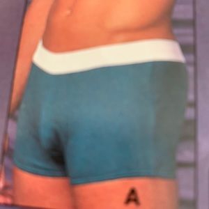 Brief with pouch design -Teal green B062*